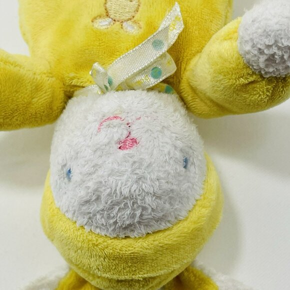 Carter Child Of Mine Bunny Hugs Rattle Baby Toy Plush Rabbit Easter Infant Sound - Picture 10 of 11